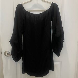 Reformation Black Off-Shoulder Blouse